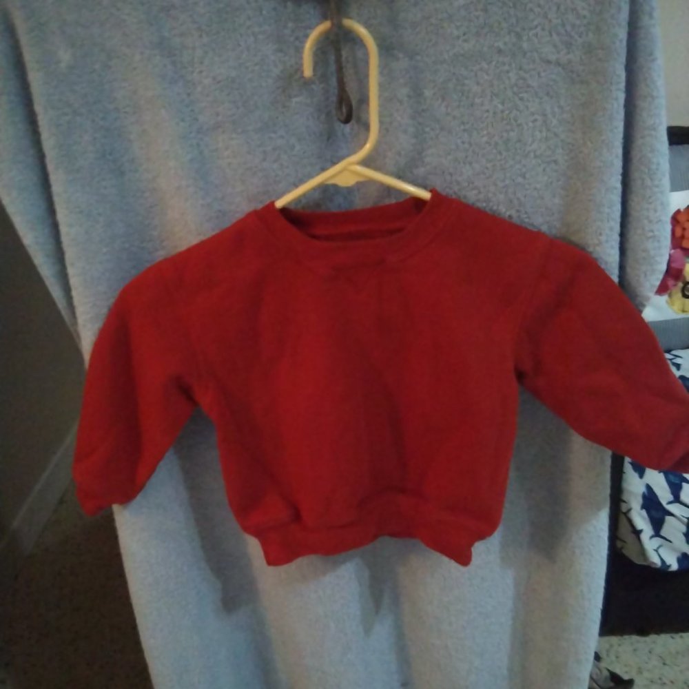 3T Okie Dokie Red Sweatshirt